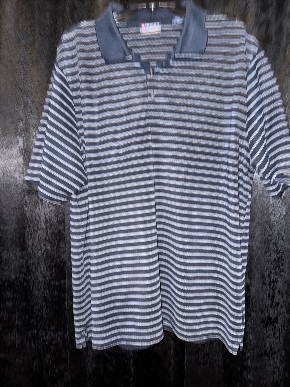 Chaps Golf stay dry polo navy White Striped Size XL Shirt